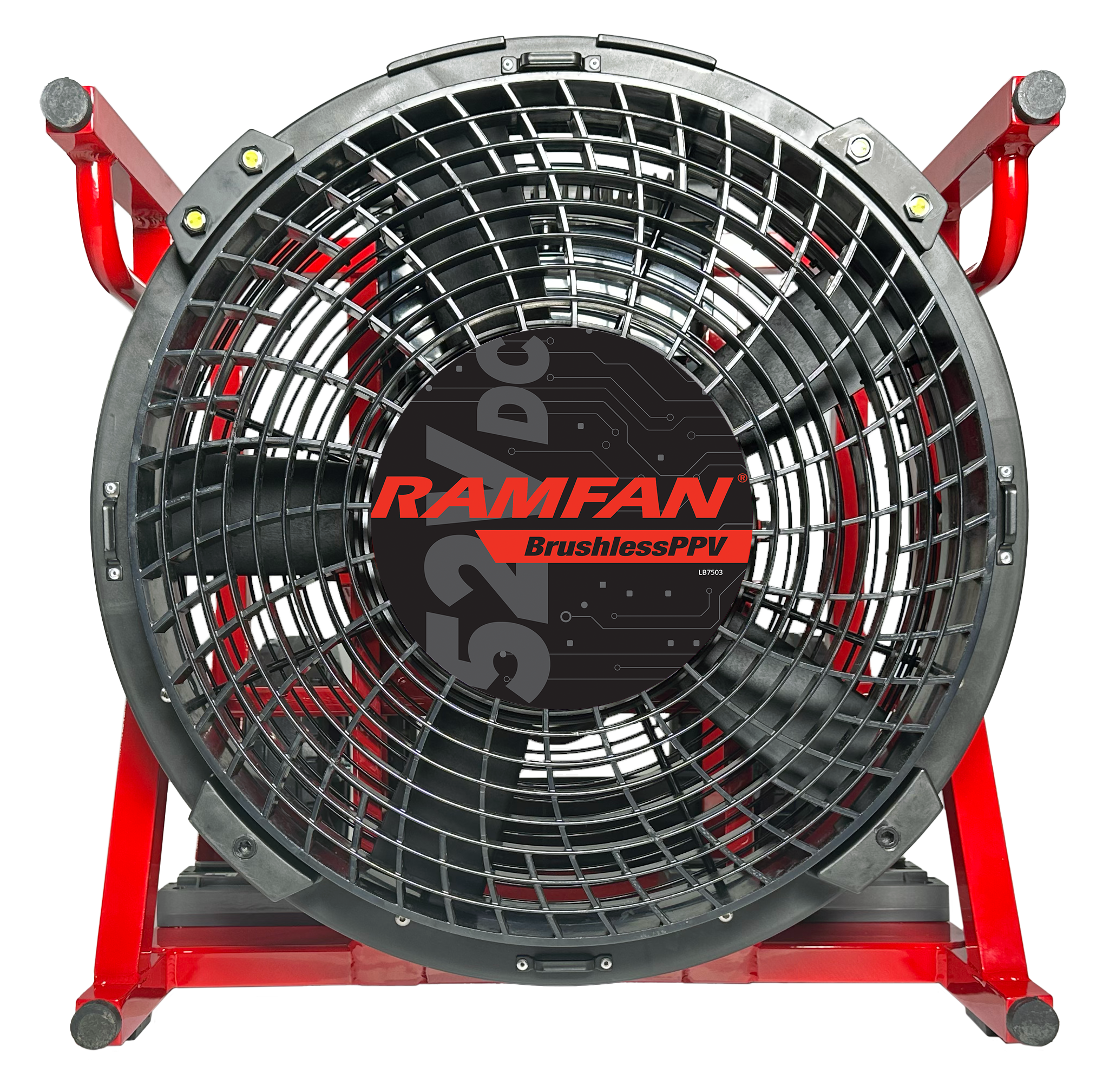 PREZRAČEVALNIK baterijski RAMFAN EX150Li-52V, komplet z dvema baterijama, nadtlačni