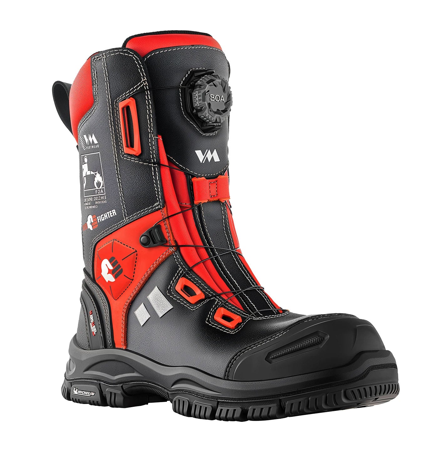 Gasilski škornji RED FIGHTER BOA 6970-S3BOA