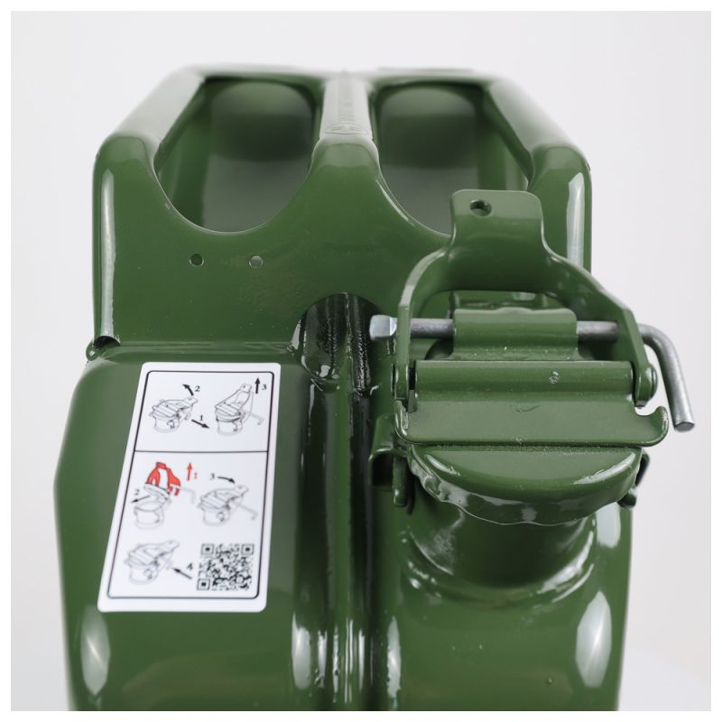 Posoda za gorivo, metal, 20 L olivno zelena