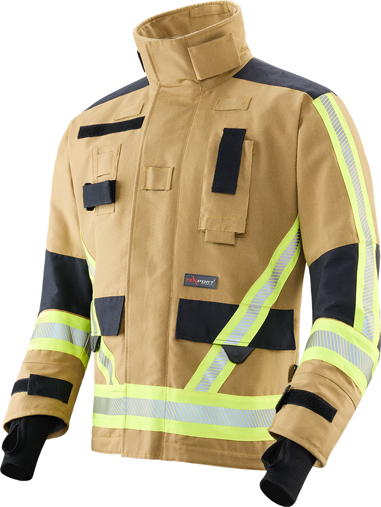 Gasilska zaščitna jakna TEXPORT®,  FIRE BLAZE, Basic plus, (Nomex® NXT, PBI® NEO®)