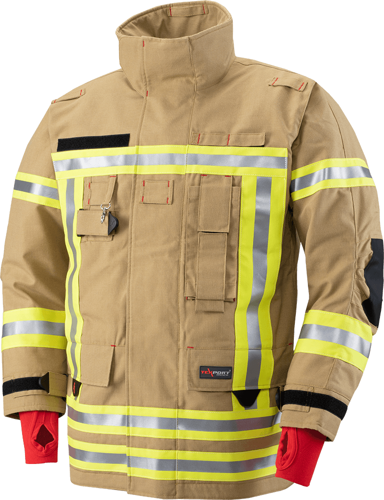 Gasilska zaščitna jakna TEXPORT® FIRE BASIC RED LINE