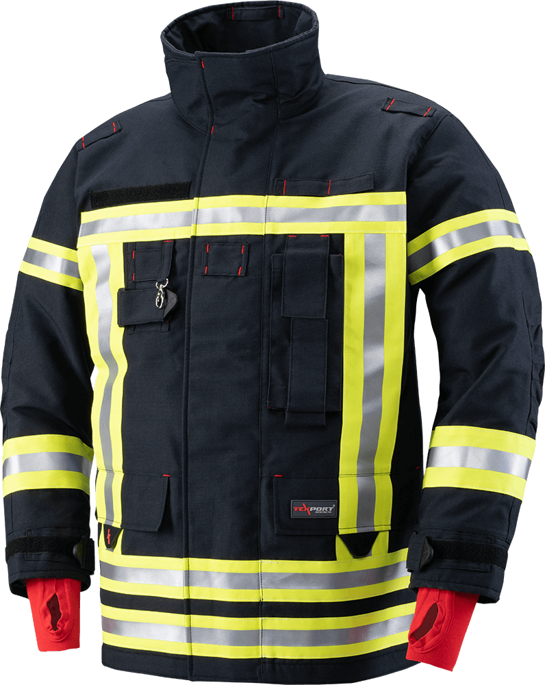 Gasilska zaščitna jakna TEXPORT® FIRE BASIC RED LINE