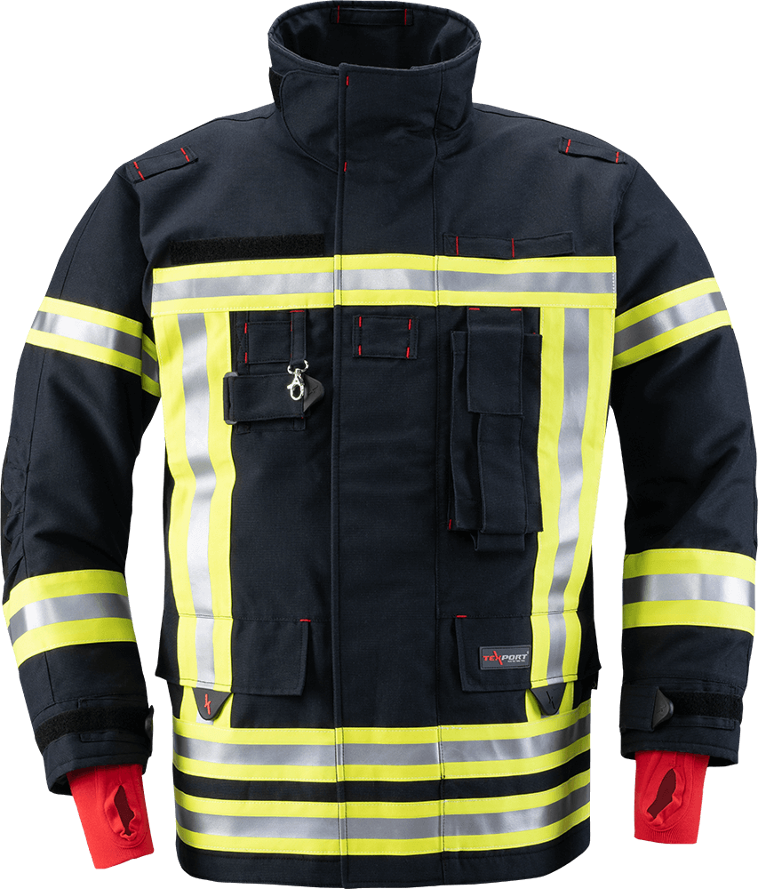 Gasilska zaščitna jakna TEXPORT® FIRE BASIC RED LINE