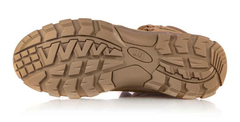 Visoki taktični čevlji MANCHESTER svetlo rjavi