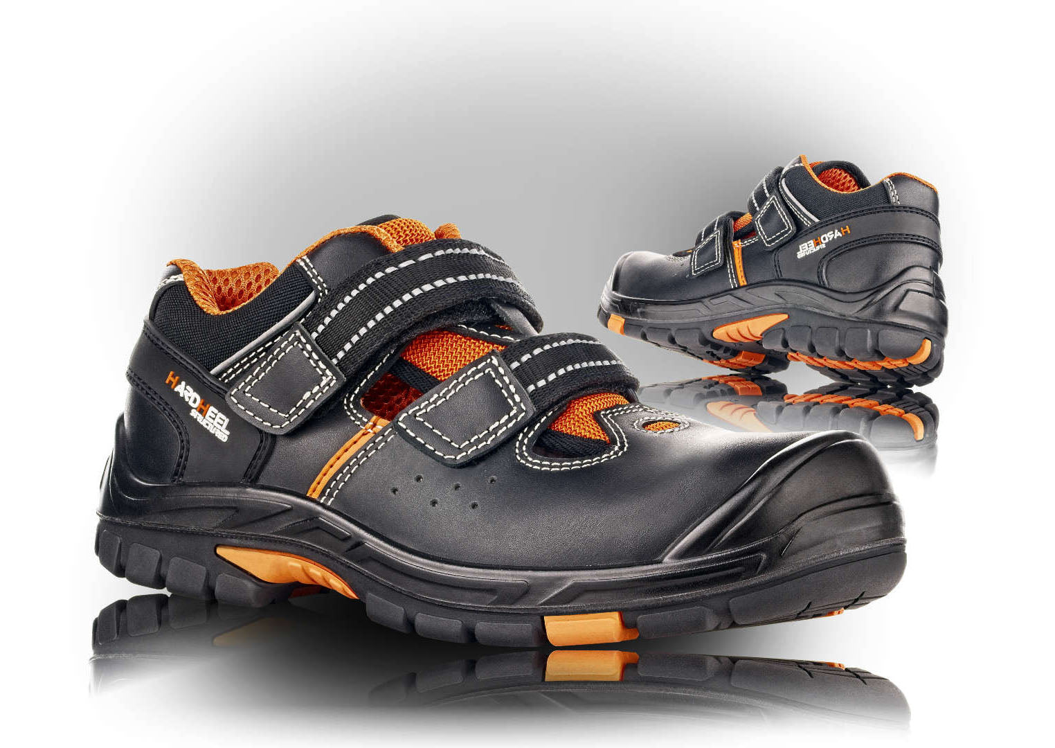 Zaščitni čevlji OREGON nizki črno-oranžni