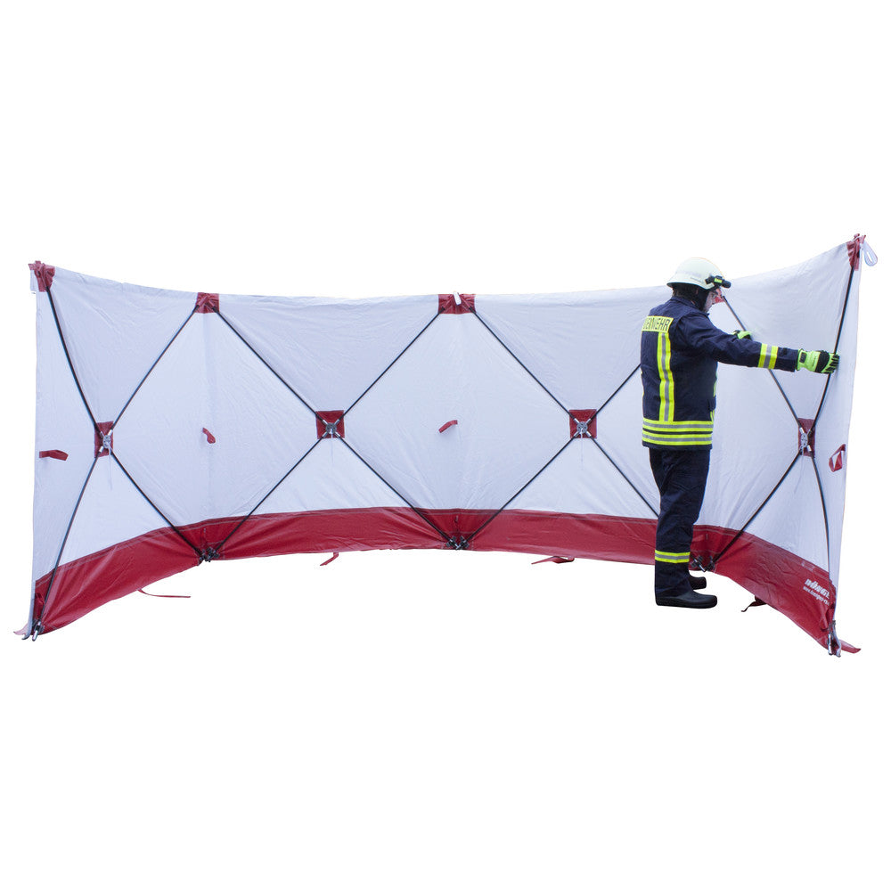 Zaščitna zakrivna stena 180x720cm